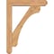 Ekena Millwork Legacy Craftsman Smooth Bracket w/ Offset Brace, Western Red Cedar, 5 1/2"W x 26"D x 34"H BKT0604X26X34LEC04SWR - alternate 2